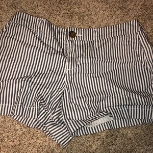 Pinstriped shorts